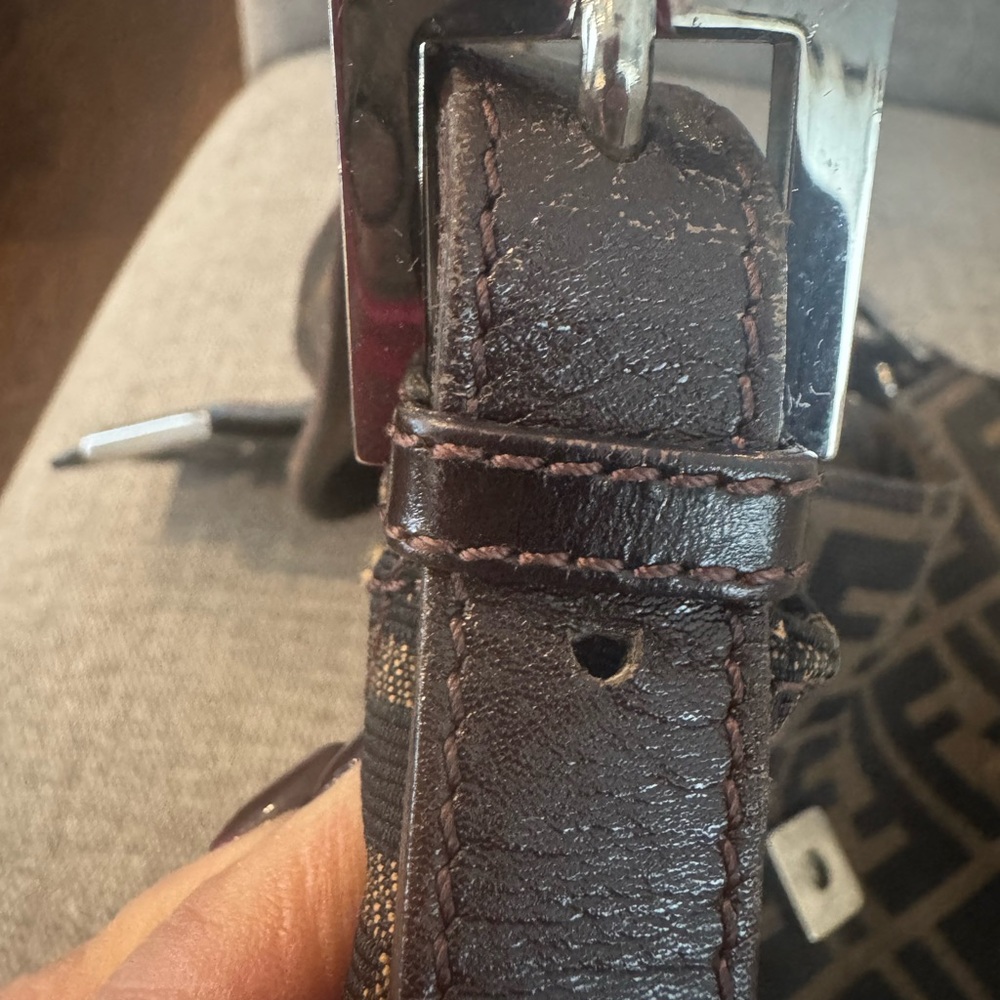 Fendi Black and Brown Shoulder Bag - Picture 13 of 16